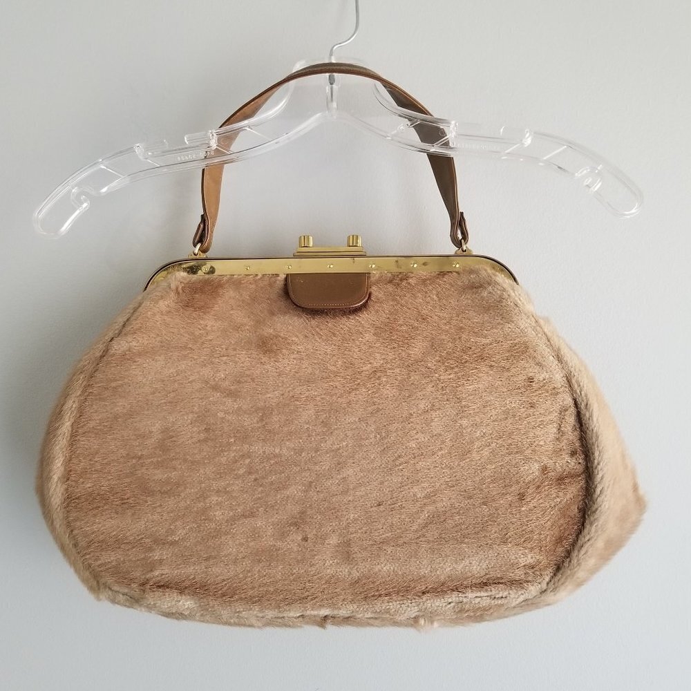Vintage Faux Fur Handbag